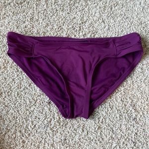 Small purple bikini bottoms